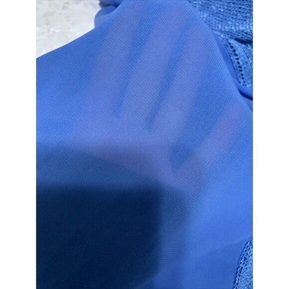 zara knit womens solid v neck mesh sheer tank top blouse medium - Picture 6 of 6